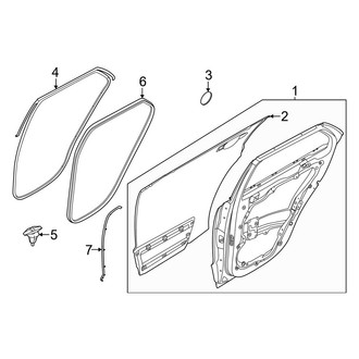 Kia OE - Rear Door - Door & Components