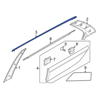 Kia OE - Front Left Door Reveal Molding