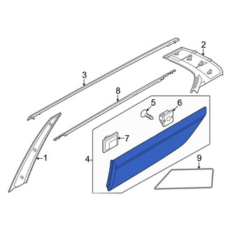 Kia OE - Front Right Door Molding