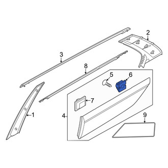 Kia OE - Door Molding Grommet