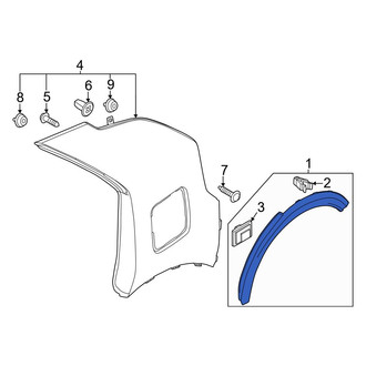 Kia OE - Front Left Wheel Arch Molding