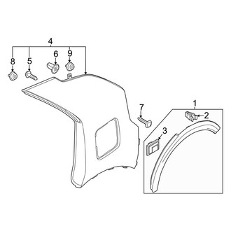 Kia OE - Quarter Panel - Exterior Trim