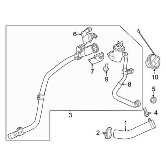 Kia OE - Fuel System Components (Filler Neck & Hoses), (EX / EX Touring / LX / SX / SX Touring)