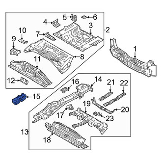 Kia OE - Rear Frame Side Member Reinforcement