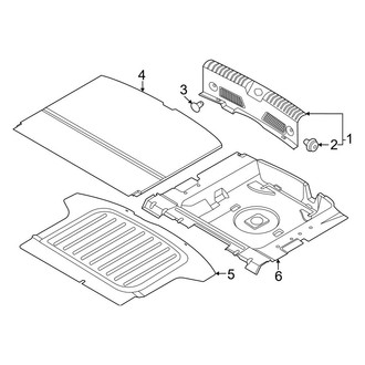 Kia OE - Rear Body & Floor - Interior Trim (Wave / Wind)