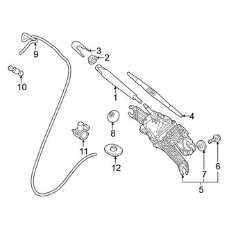 Kia OE - Lift Gate - Wiper & Washer Components