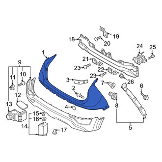 Kia OE - Front Lower Bumper Cover