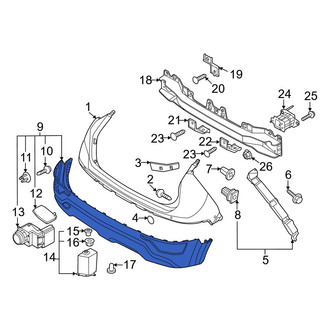 Kia OE - Rear Upper Bumper Cover