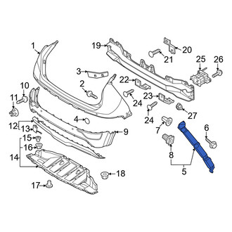 Kia OE - Rear Left Outer Bumper Cover Bracket