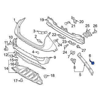 Kia OE - Bumper Cover Screw