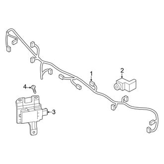 Kia OE - Rear Bumper - Electrical Components (EX / EX Touring / LX / Plug-In Hybrid EX / Plug-In Hybrid SX Touring / SX / SX Touring)