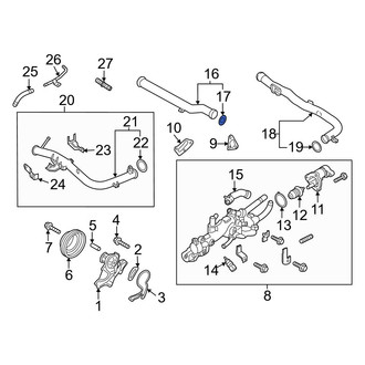 Kia OE - Engine Coolant Pipe O-Ring