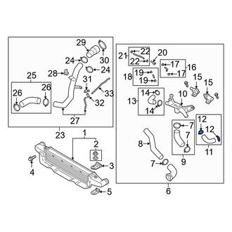 Kia OE - Intercooler Pipe Clamp