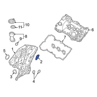 Kia OE - Right Engine Timing Cover Gasket