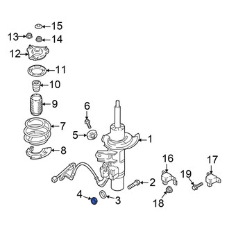 Kia OE - Rear Suspension Stabilizer Bar Link Nut