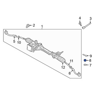 Kia OE - Steering Tie Rod Nut
