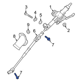 Kia OE - Upper Steering Shaft Bolt