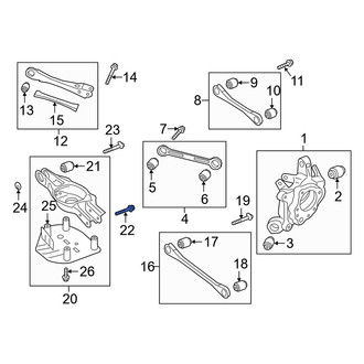 Kia OE - Suspension Shock Absorber Bolt
