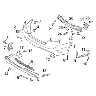 Kia OE - Brake Air Duct Rivet