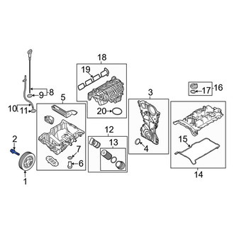 Kia OE - Engine Harmonic Balancer Bolt