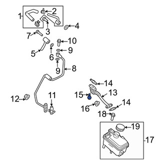 Kia OE - Turbocharger Oil Line Bolt