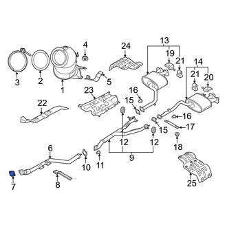 Kia OE - Rear Exhaust Muffler Gasket