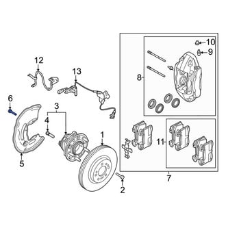 Kia OE - Axle Hub Mounting Bolt
