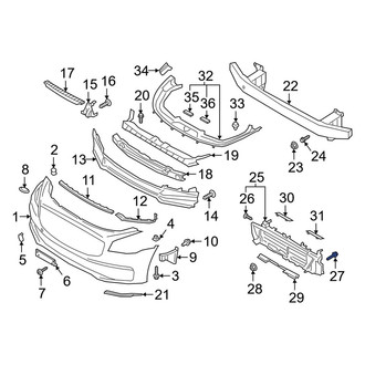 Kia OE - Radiator Shutter Screw