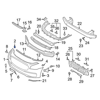 Kia OE - Bumper Cover Rivet