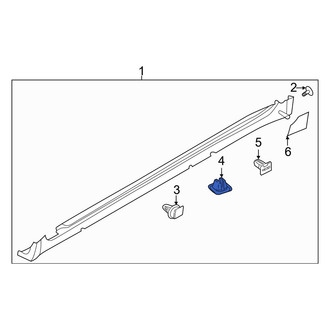 Kia OE - Rocker Panel Molding Clip