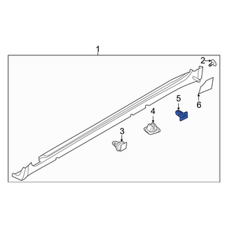Kia OE - Upper Rocker Panel Molding Clip