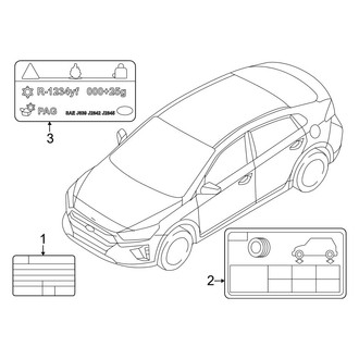 Kia OE - Information Labels - Labels