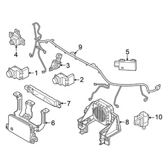 Kia OE - Front Bumper - Electrical Components (GT-Line)