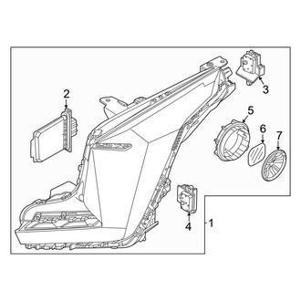 Kia OE - Front Lamps - Headlamp Components