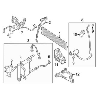 Kia OE - Air Conditioner & Heater - Condenser, Compressor & Lines