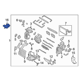 Kia OE - Front Left Lower Instrument Panel Air Duct