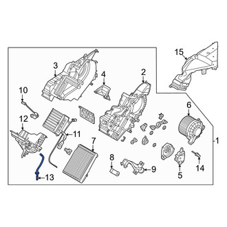 Kia OE - Front A/C Evaporator Drain