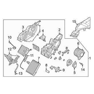Kia OE - Air Conditioner & Heater - Rear Evaporator