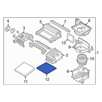 Kia OE - HVAC Air Inlet Housing Seal