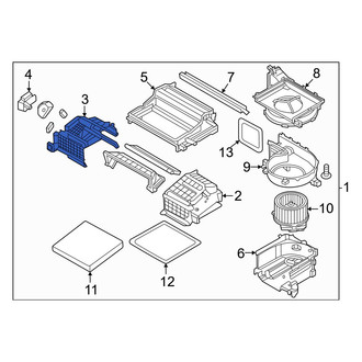 Kia OE - Left HVAC Air Inlet Housing