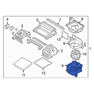 Kia OE - Lower HVAC Blower Motor Housing