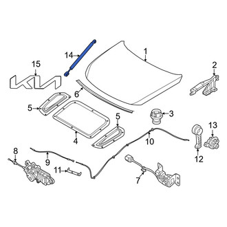 Kia OE - Front Hood Lift Support