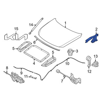 Kia OE - Front Left Hood Hinge