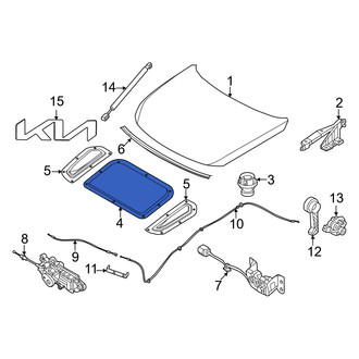 Kia OE - Front Center Hood Insulation Pad