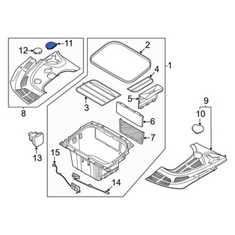 Kia OE - Radiator Support Access Cover Cap