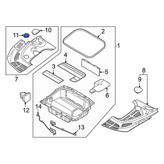 Kia OE - Radiator Support Access Cover Cap