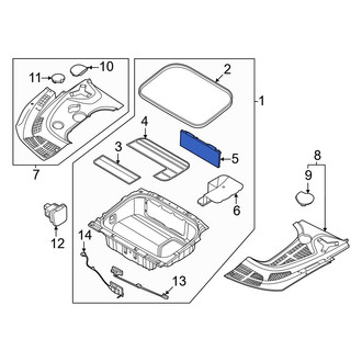 Kia OE - Front Trunk Trim Panel
