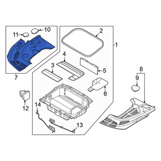 Kia OE - Front Right Radiator Support Access Cover