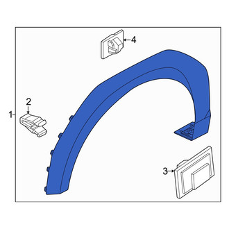 Kia OE - Front Left Wheel Arch Molding