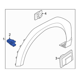 Kia OE - Wheel Arch Molding Clip